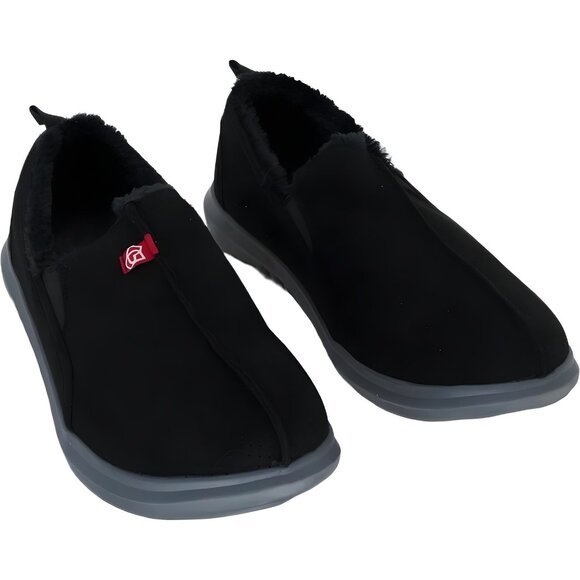 Spenco Supreme Men's Black Cozy Slip-On House Slippers Comfort US 11.5 - Picture 1 of 6